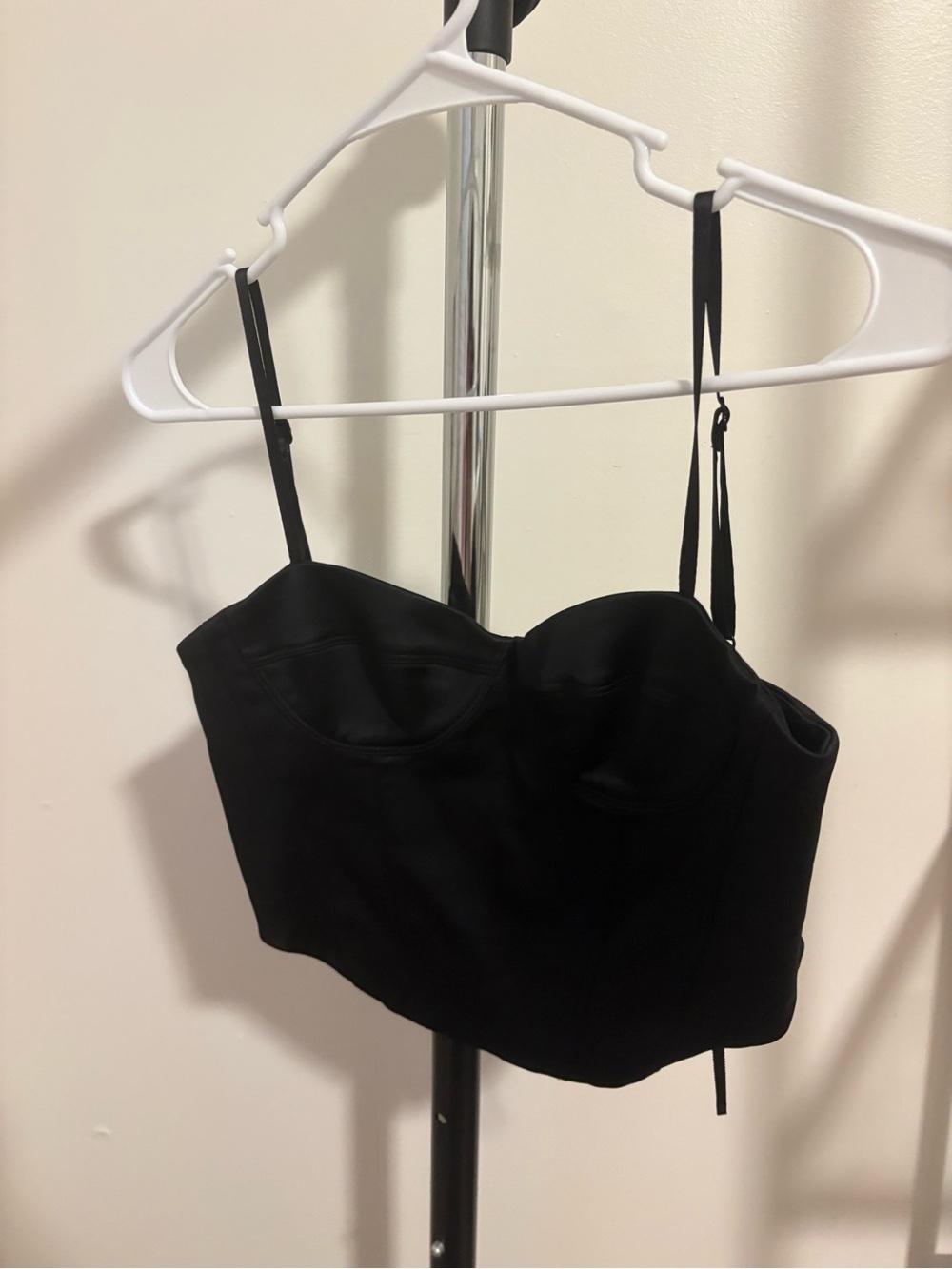 Sunday Best Black Bustier Crop Top